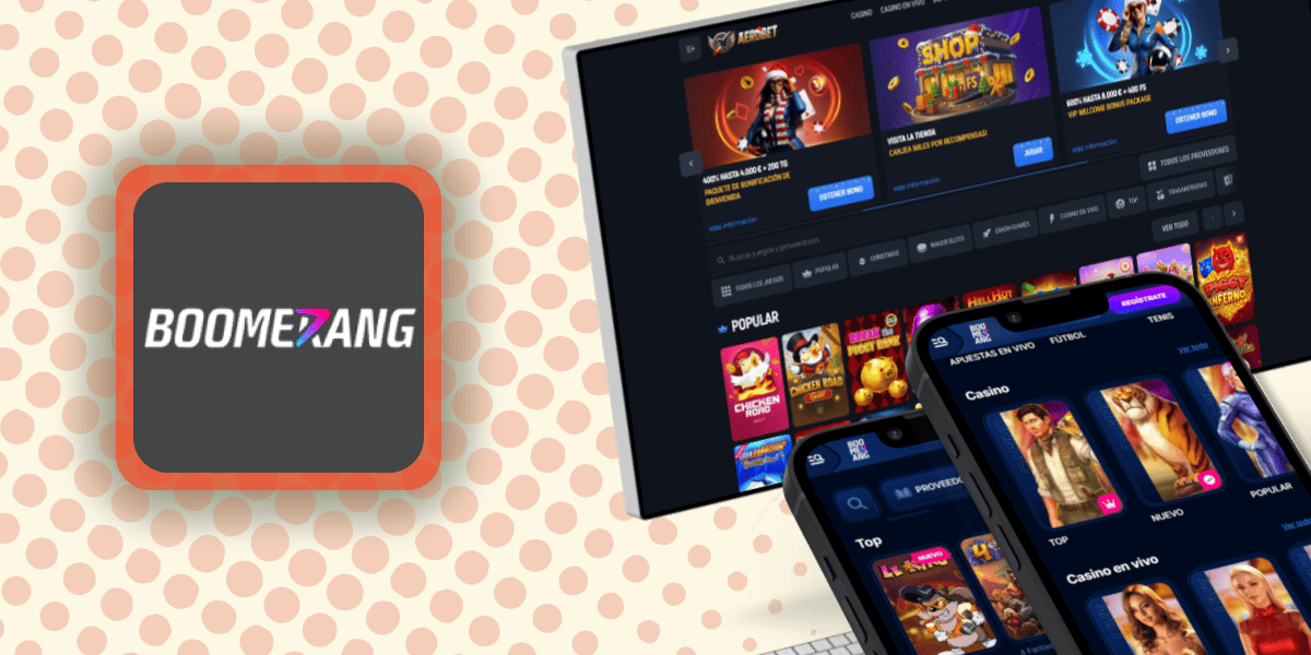 Boomerang Bet es una plataforma estable no solo en España, sino en toda Europa