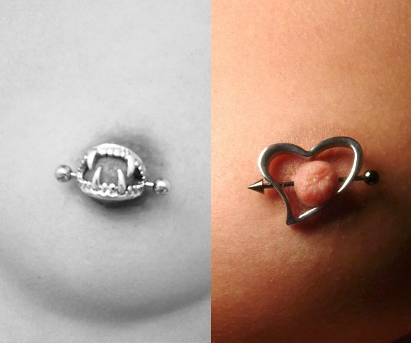 piercing en el pezón para mujeres