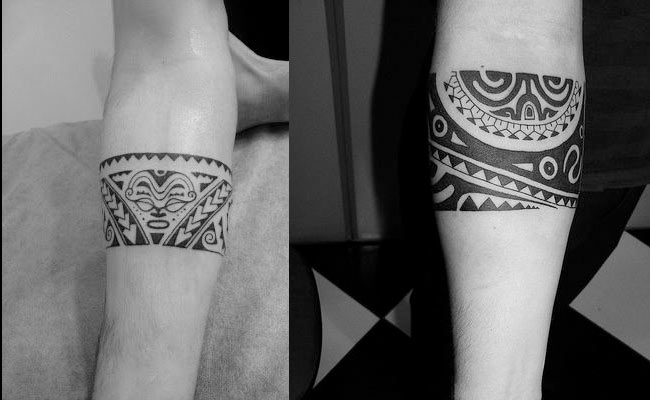 Tatuajes maories de brazaletes