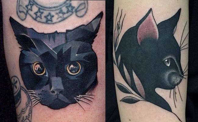 Tatuajes de gatos negros
