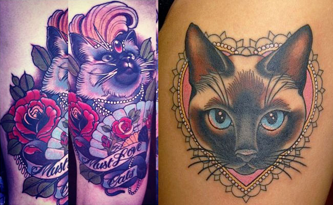 Fotos de tatuajes de gatos y su significado